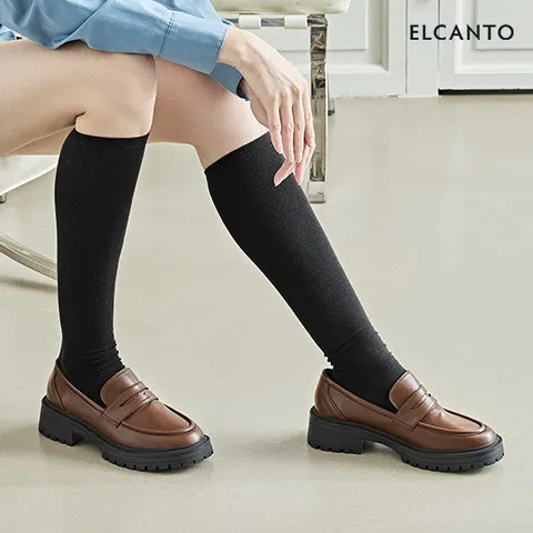 엘칸토 마쯔 여성 소프트 데일리 로퍼 4.5cm LCWC50M439
