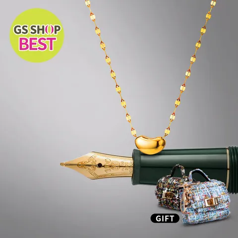 러브넛 24K골드 순금 행운 펜던트+18K 체인 세트 SG-1086+스카프 선물