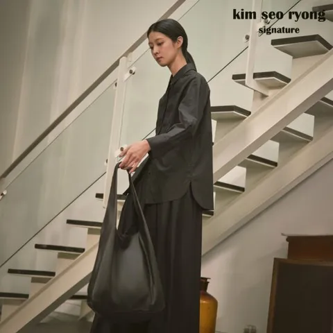 김서룡 시그니처이태리 NAPPA 램스킨 빅토트백