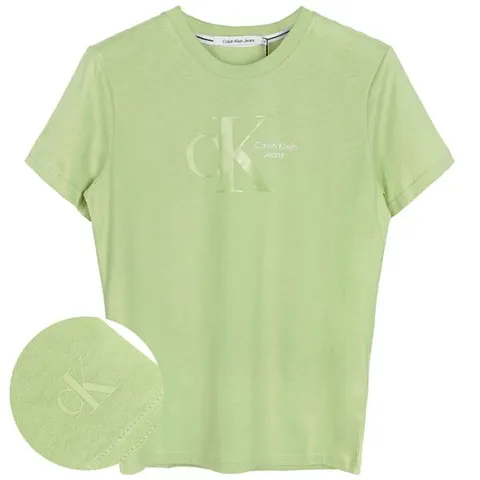 캘빈클라인 그린 모노로고 티셔츠 J20J218200 L99