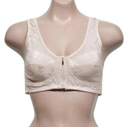 비앤담 앞지퍼 노와이어 B컵 런닝형 브라 푸쉬업 여성