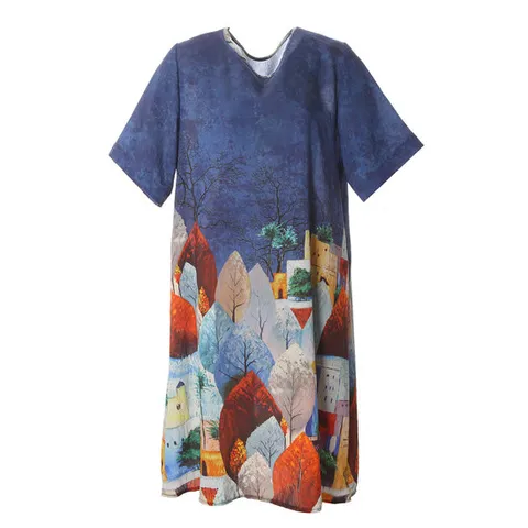 [ 롯데백화점 ][몬테밀라노]력셔리 나염 원피스 QL406O1228