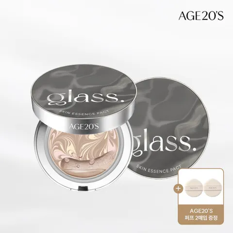 [에이지투웨니스]AGE20S 글래스 스킨 에센스 팩트 퍼펙트(본품+리필1) (SPF50+ PA++++)