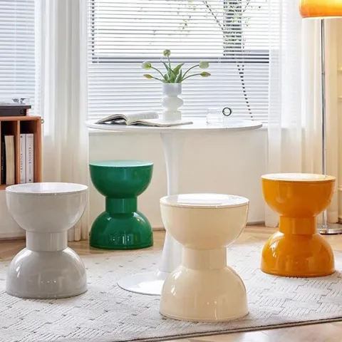 침대 사이드 쇼파 협탁 카페 원형 테이블 식탁 의자 거실 스툴