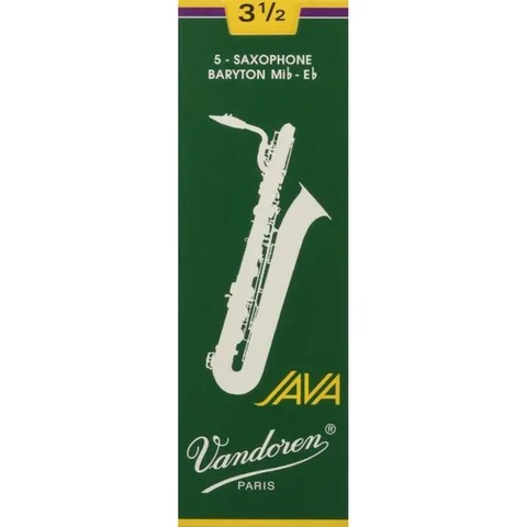 반도렌 바리톤 색소폰 리드 자바 (JAVA) 경도  3-12 (5 장 입)