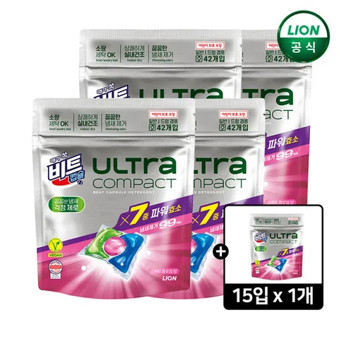 비트 울트라콤팩트 스위트블로썸 42입x4팩+15입x1팩