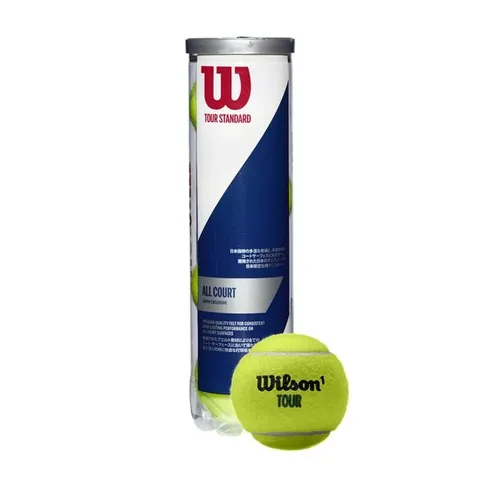 Wilson(윌슨) 테니스 경식 볼 TOUR STANDARD(투어 스탠다드) 공인 I.T.F.J.T.A. 1캔 4구들이 WRT103800
