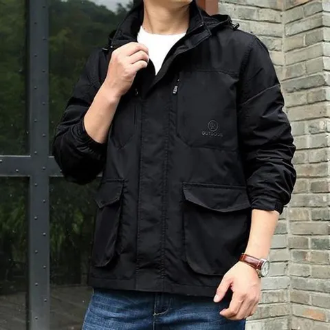 윈드 점퍼 숏 야상 가을 바람막이  브레이커 자켓