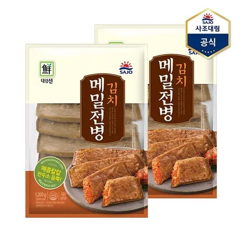 [사조대림]메밀전병김치 1,200g X 2개