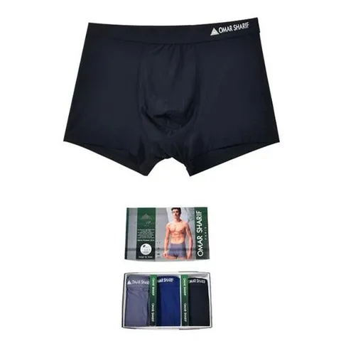 (오마샤리프)솔리드 컬러 3D입체 드로즈 3매입 팬티