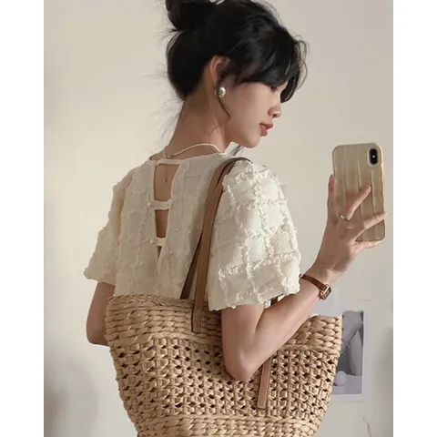 [아리엘스타일]백포인트 하객룩 함비아블라우스