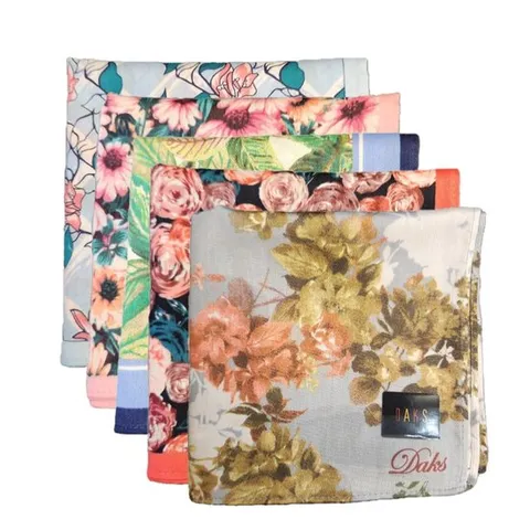 [ 롯데백화점 ][닥스(손수건)]여자 손수건 5종 PC2485