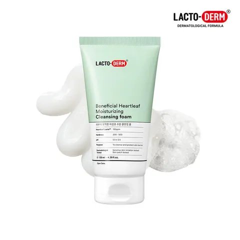 락토덤 어성초 수분 클렌징폼 130ml / 미산성 저자극 클렌저