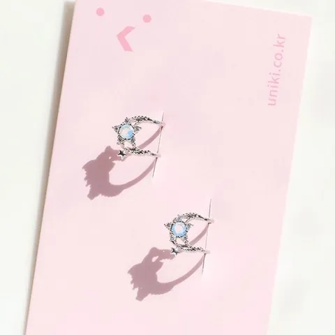 [폭스타일][낱개판매] 달의 소나타 귓바퀴 귓볼 이어커프(1ea)