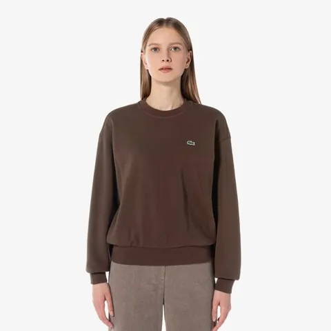 [라코스테 공식]여성 베이직 크루넥 스웨트셔츠 SF930E-54N BZD
