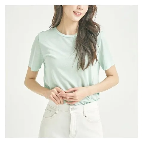 [로엠]생베이직 R넥 티셔츠 (RMHWB24RQ3-T)