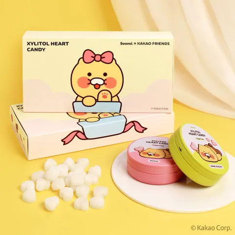 춘식이 자일리톨 캔디 2종 선물세트 핀란드 무설탕 사탕