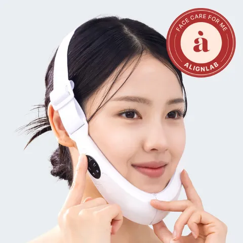 [얼라인랩] 리프핏 브이 이중턱 브이라인 리프팅 EMS 마사지기 (정가 143,000원)