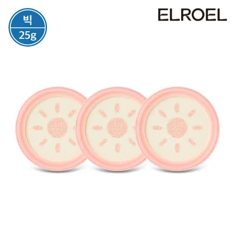 [엘로엘][빅] 엘로엘 피치 핑크 톤업 팡팡 빅 선쿠션 25g 리필 x