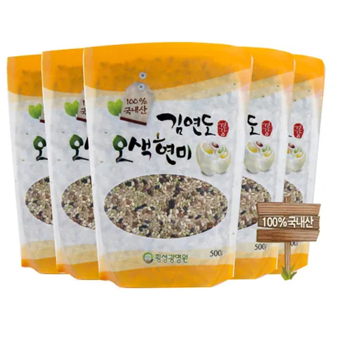 김연도 오색현미 500g  5봉