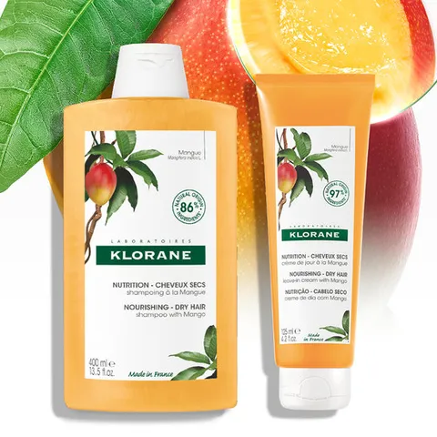 [클로란] 망고버터 손상모 샴푸 400ml+리브인크림 125ml