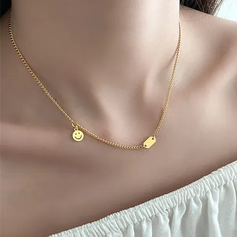 여자 순금 목걸이 7.5g 24K [심플 스틱 아이콘 5종]