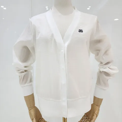 [디즈니골프]여성 브이넥 기본가디건 (SO1LTJ005-WH)