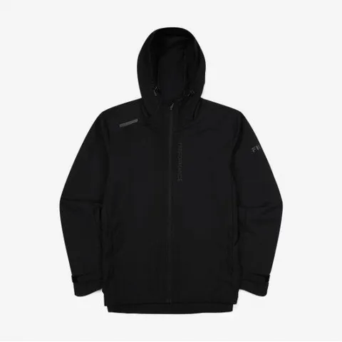 [휠라] 정상* 199,000원 스트레치 테크니컬 절개 후드 바람막이(FS2JKG1203M_BLK)