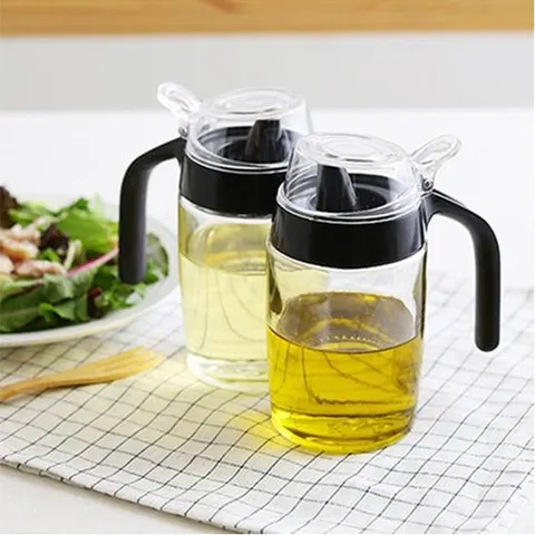 시노글라스 원터치오일병 블랙 250ml 2P 시럽 소스병 카페