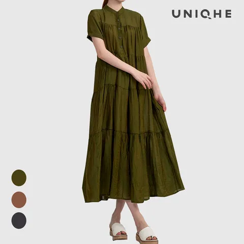 숲 캉캉 롱 원피스