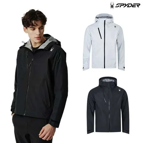 [스파이더] 남성 3L 하이테크 후드 바람막이 자켓 SPJPCNJK202M
