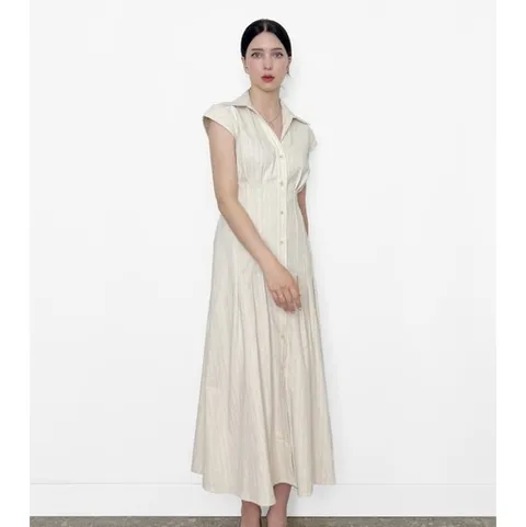 [ 롯데백화점 ][파슨스] 린넨 스트랩 원피스 PW2S4OP04