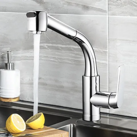 대림 도비도스 신소재 크롬 싱크대 원홀 수전