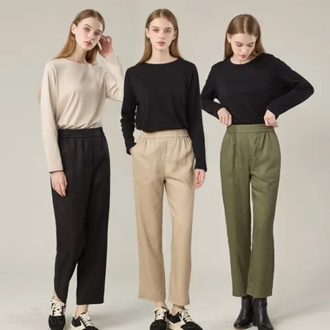 로코엘라 다인 퍼펙트핏 텐셀 여성 밴딩팬츠