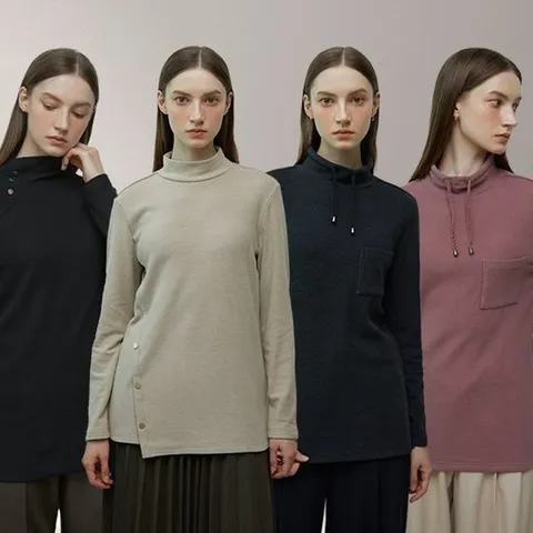 [1종]여성) 반목 기모티셔츠