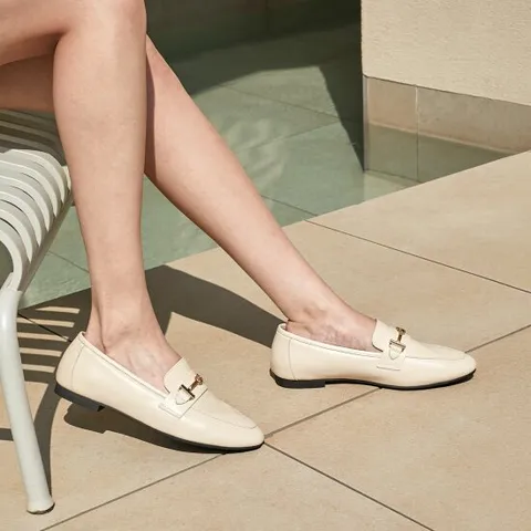 [허시파피] 여성 소가죽 골드 데코 로퍼 - 3FQ4020/4021/4022