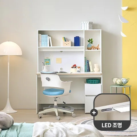[모던하우스] [라이트] 밀리언 전면 책상 (조명 포함)