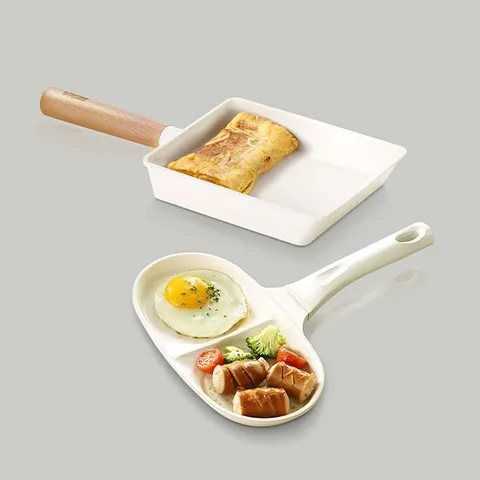 베카 블랑 2구에그팬+ 사각계란말이팬