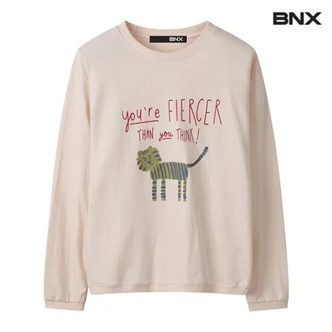 [BNX]라운드 긴팔 티셔츠 (BW3TS004L0)