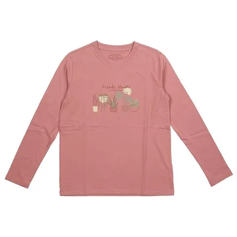 [ 롯데백화점 ][뱅뱅]여성 프린트 긴팔 면 티셔츠 NTK705