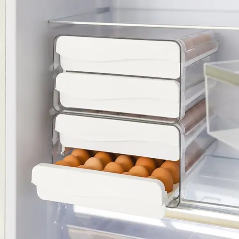 네이쳐리빙 에그쏙 2단 계란 트레이 보관용기 (60구)