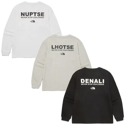 [ 현대백화점 ]노스페이스키즈 하이 마운틴 긴팔 라운드 티(NT7TQ50ALL)