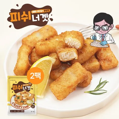 가시제거연구소 피쉬너겟 500g*2봉(20~26조각), 총 1kg