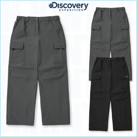 [ 현대백화점 ]디스커버리 24FW 신상품 DWPT42044 여성 파라슈트 카고팬츠 여자 루즈핏 데일리 바지 HKPT