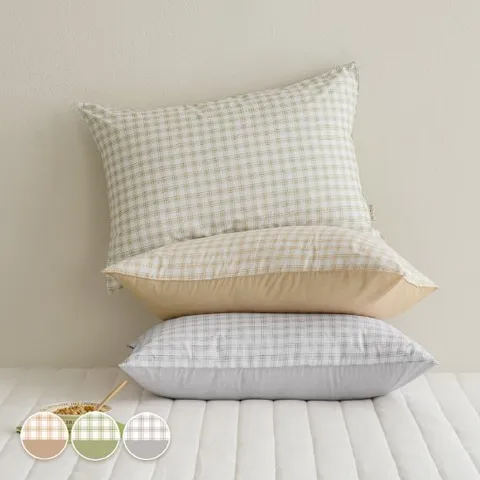 [바자르]NEW모노체크 먼지없는 사계절 베개커버(50x70)1장