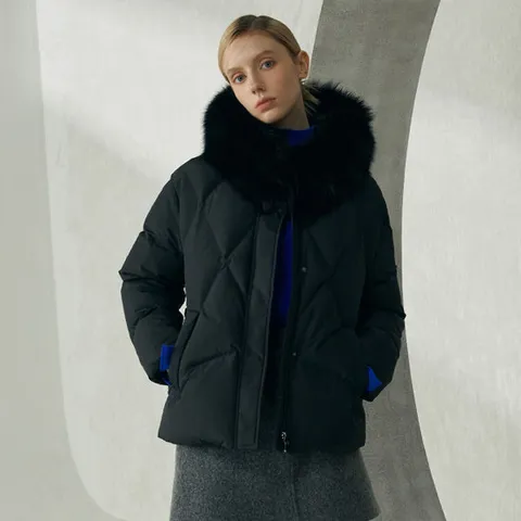 폭스퍼코쿤핏숏구스다운점퍼