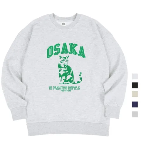 [폴앤폴]오사카 오버핏 남여공용 맨투맨 5컬러