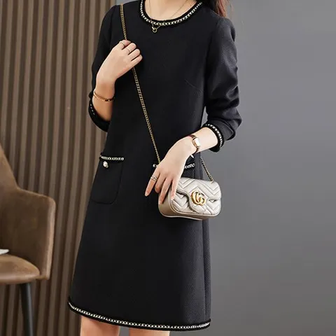 [아리엘스타일]세련무드 오피스룩 하객룩 어베린원피스