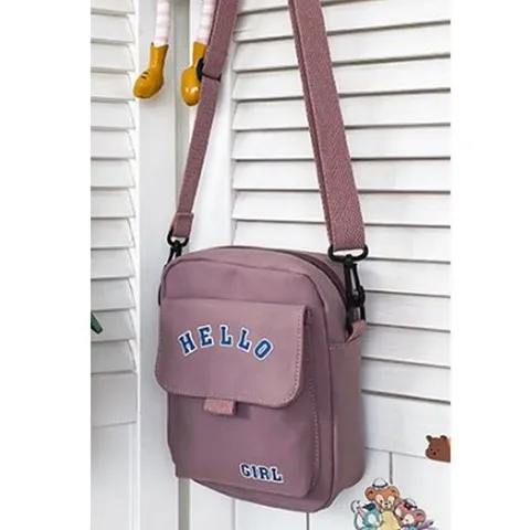 작은 휴대폰 가방 데일리 패션 쇼퍼백 퍼플 크로스백