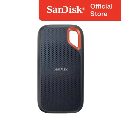 샌디스크 포터블 외장SSD 익스트림 500GB 500기가 블랙 USB3.2Gen2 대용량 NVMe성능 IP65방수방진 고성능 외장하드 Extreme SDSSDE61